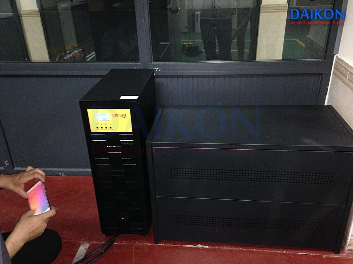 Hệ thống UPS lắp đặt thực tế tại công trình