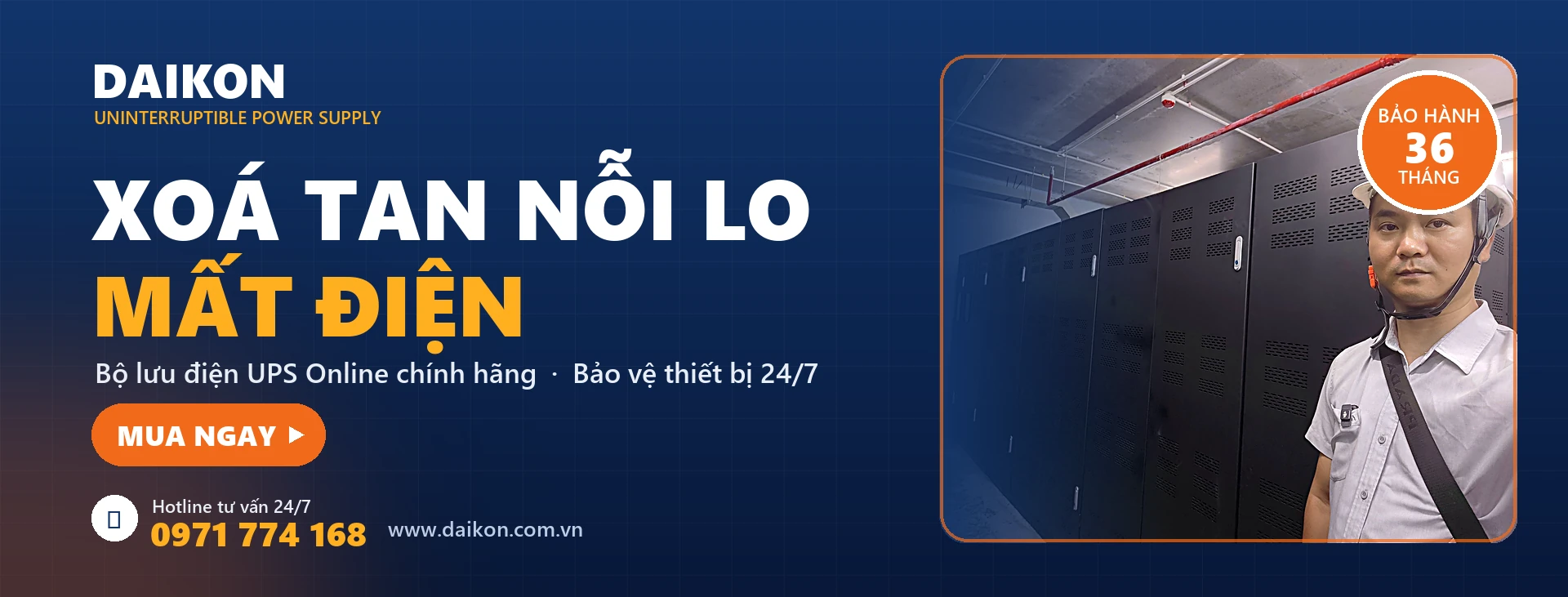 Daikon - Xoá tan nỗi lo mất điện