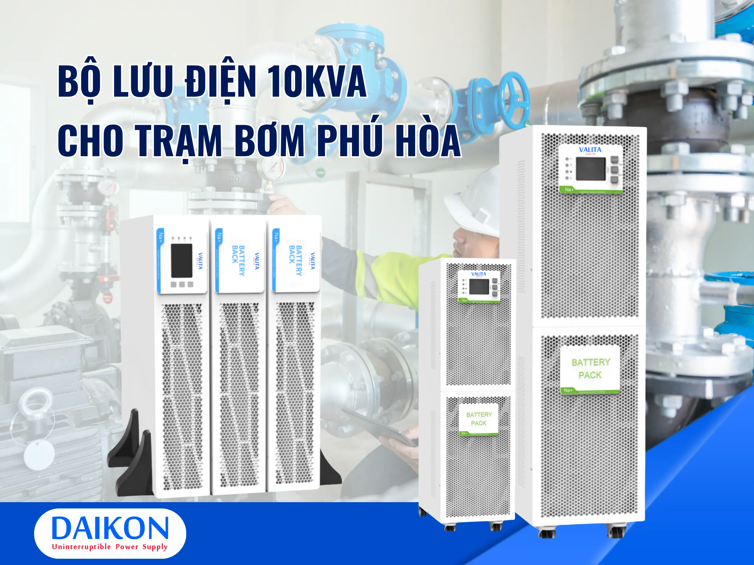 UPS 10kVA – Trạm bơm Phú Hòa