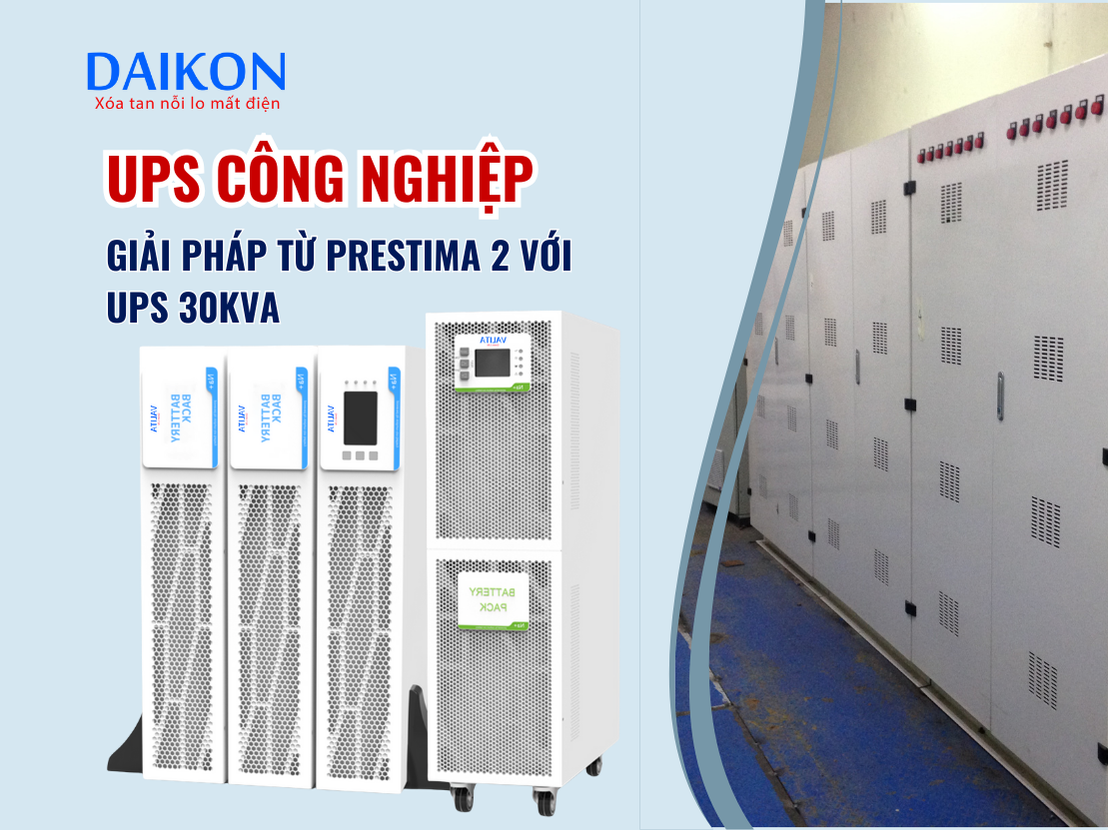 UPS 30kVA – Nhà máy Prestima 2