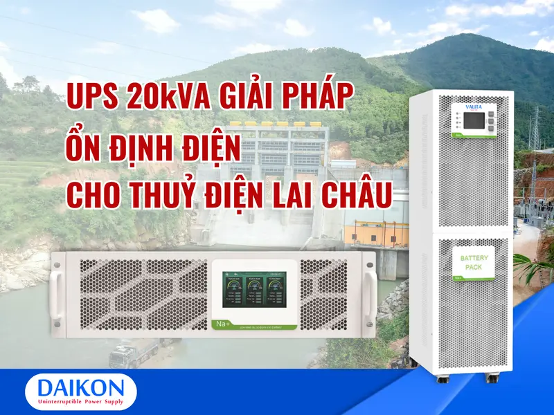 UPS 20kVA – Thủy điện Lai Châu